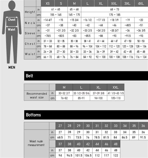 uniqlo size chart for women.